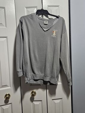 Comfort Colors Embroidered Fall Dog Pullover Sweatshirt